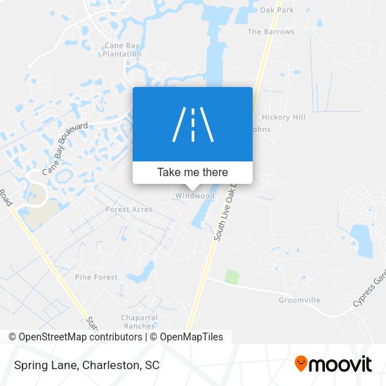 Mapa de Spring Lane
