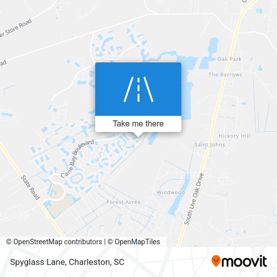 Mapa de Spyglass Lane