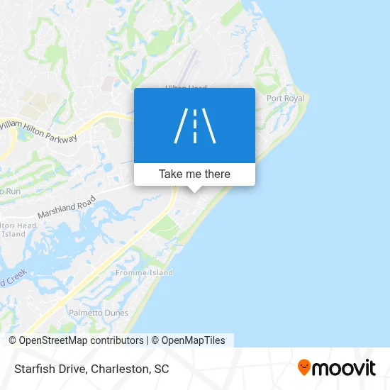 Starfish Drive map