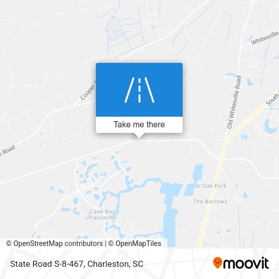 State Road S-8-467 map