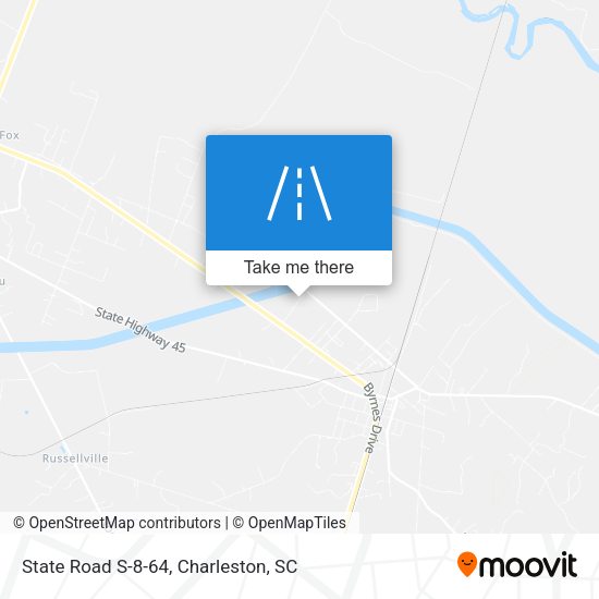 State Road S-8-64 map