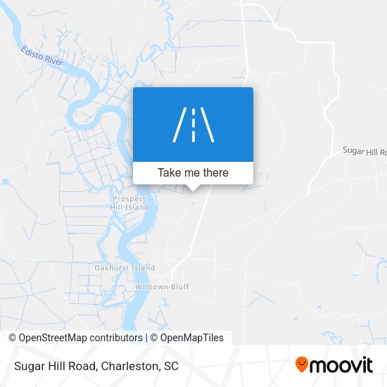 Sugar Hill Road map