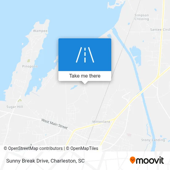 Sunny Break Drive map