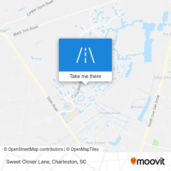 Sweet Clover Lane map