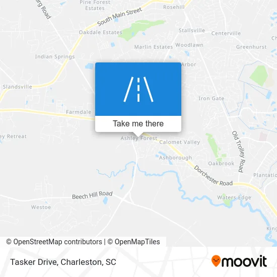 Tasker Drive map