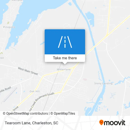 Tearoom Lane map