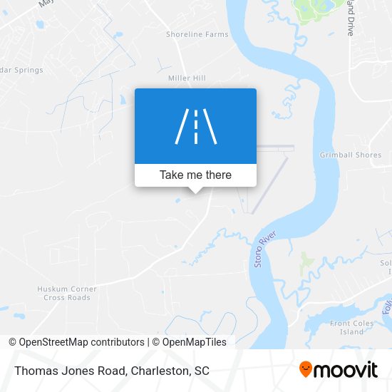 Mapa de Thomas Jones Road