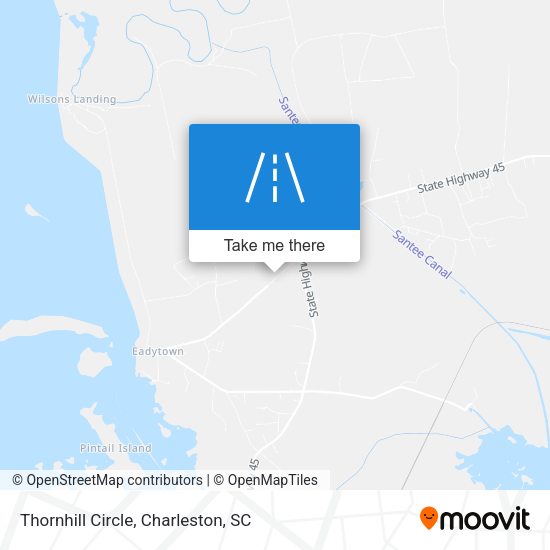 Mapa de Thornhill Circle