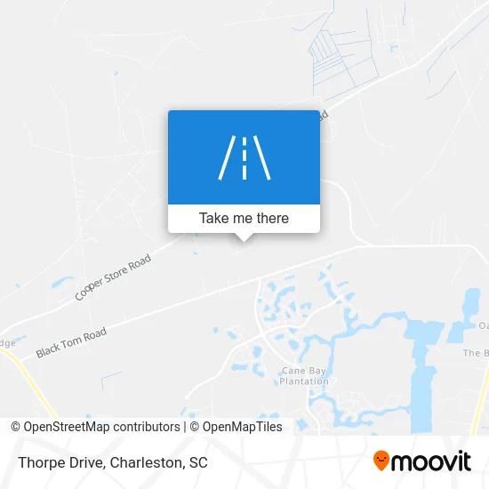 Thorpe Drive map