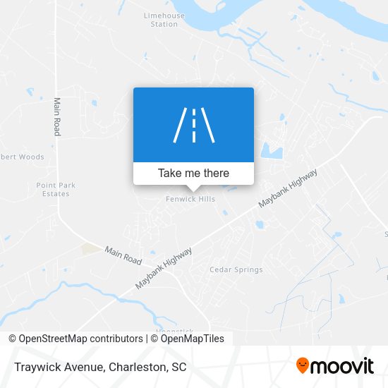 Mapa de Traywick Avenue