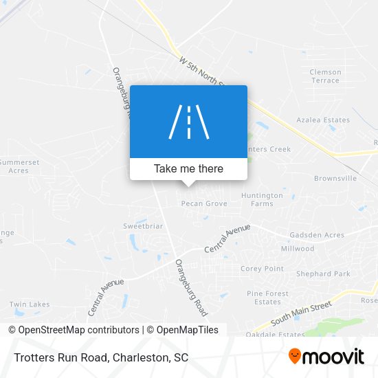 Mapa de Trotters Run Road