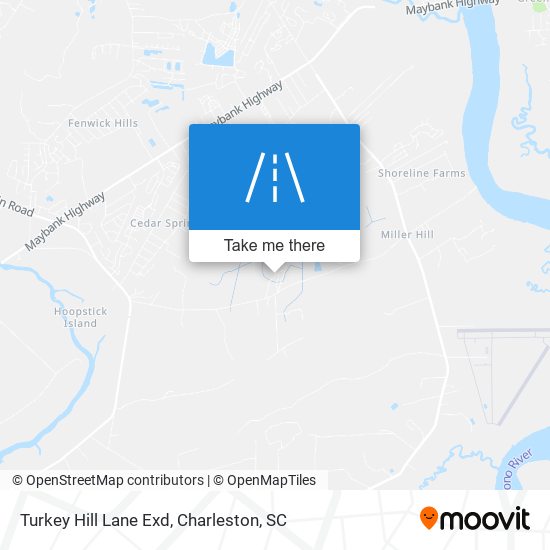 Turkey Hill Lane Exd map