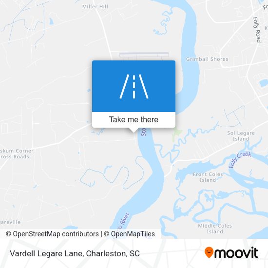 Vardell Legare Lane map