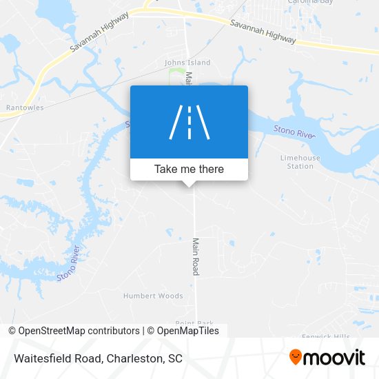 Mapa de Waitesfield Road