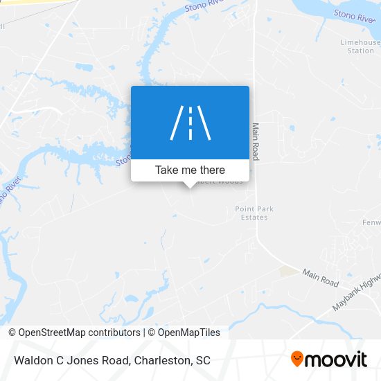 Waldon C Jones Road map