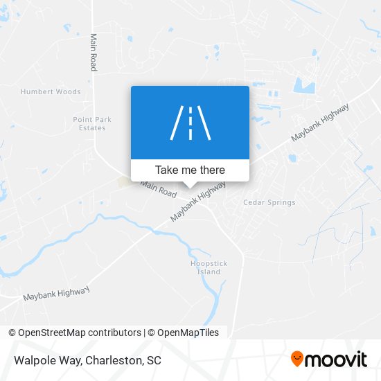 Walpole Way map