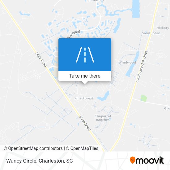 Mapa de Wancy Circle
