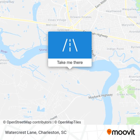 Watercrest Lane map