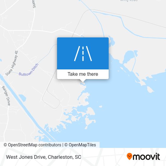 Mapa de West Jones Drive