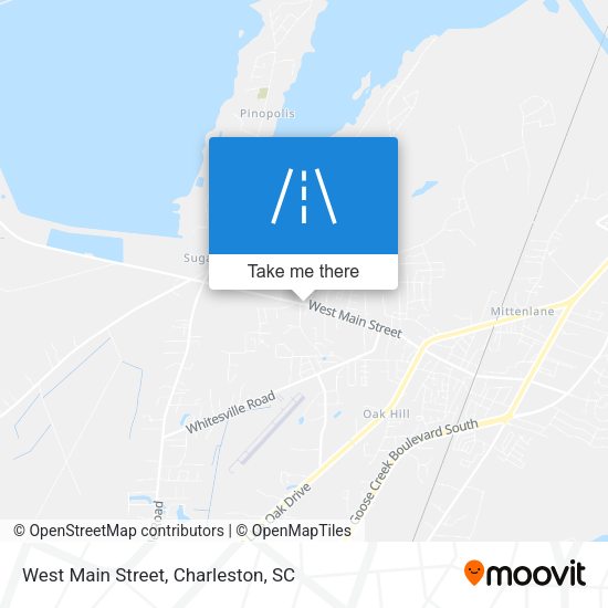 West Main Street map