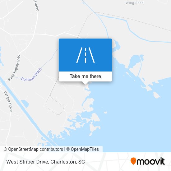 West Striper Drive map