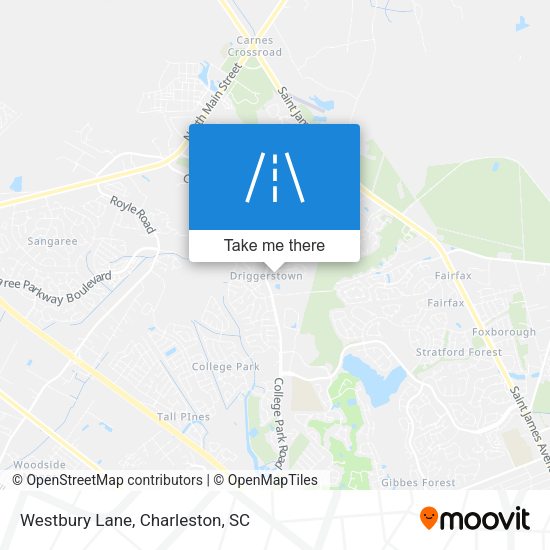 Mapa de Westbury Lane