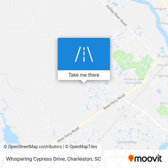 Whispering Cypress Drive map