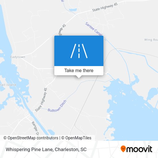 Whispering Pine Lane map