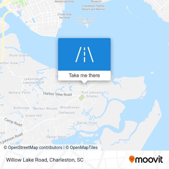 Mapa de Willow Lake Road