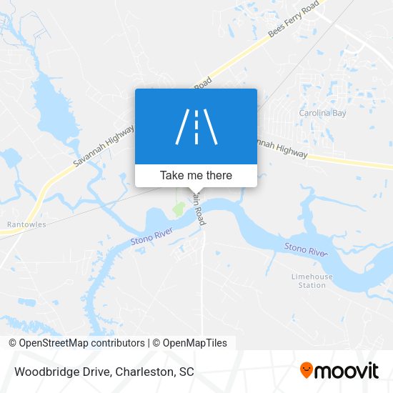 Woodbridge Drive map
