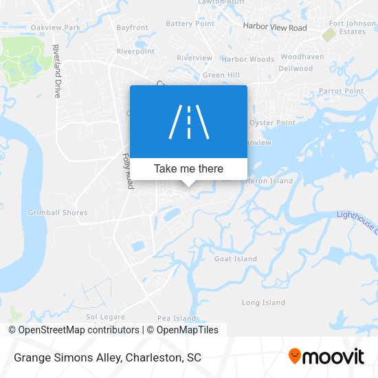 Grange Simons Alley map