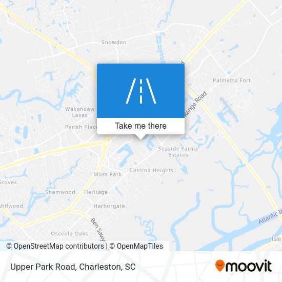 Mapa de Upper Park Road