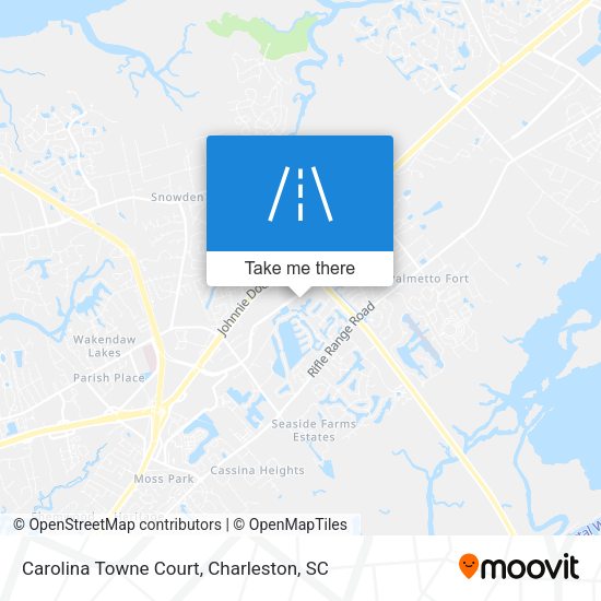 Carolina Towne Court map