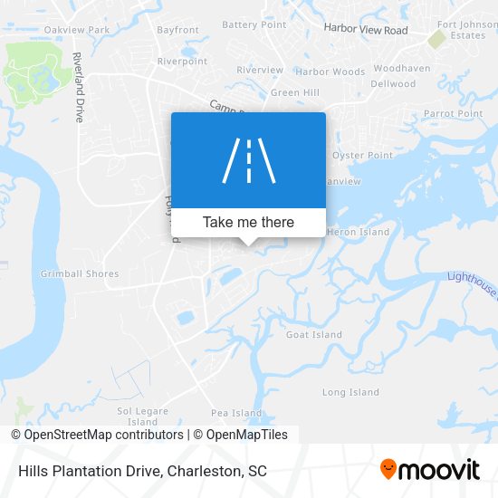 Hills Plantation Drive map