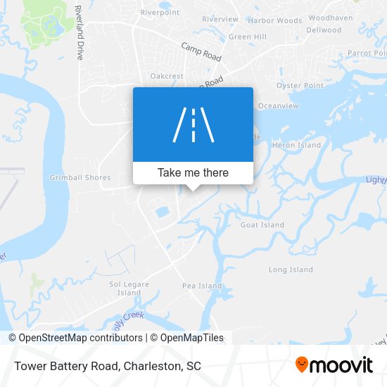 Mapa de Tower Battery Road