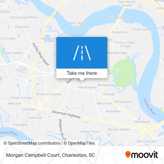 Mapa de Morgan Campbell Court