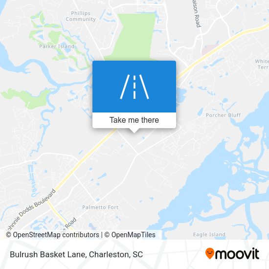 Bulrush Basket Lane map