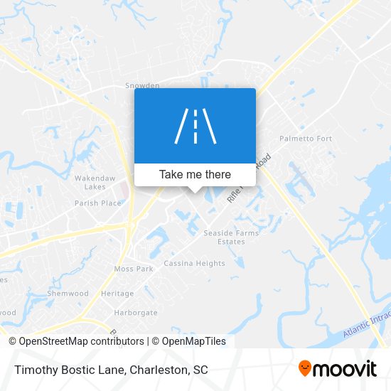 Timothy Bostic Lane map