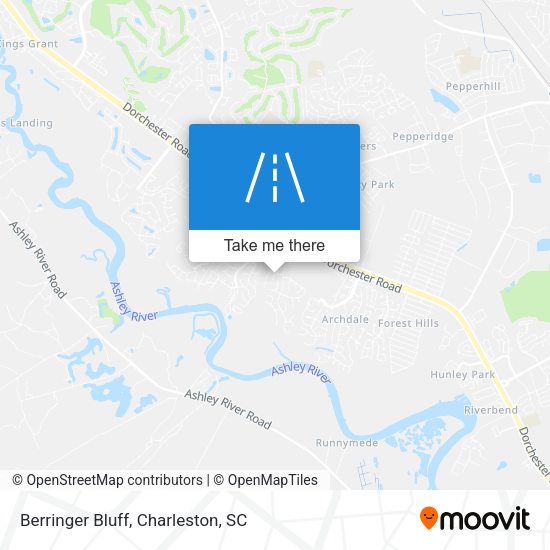 Berringer Bluff map