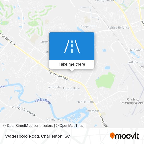 Mapa de Wadesboro Road