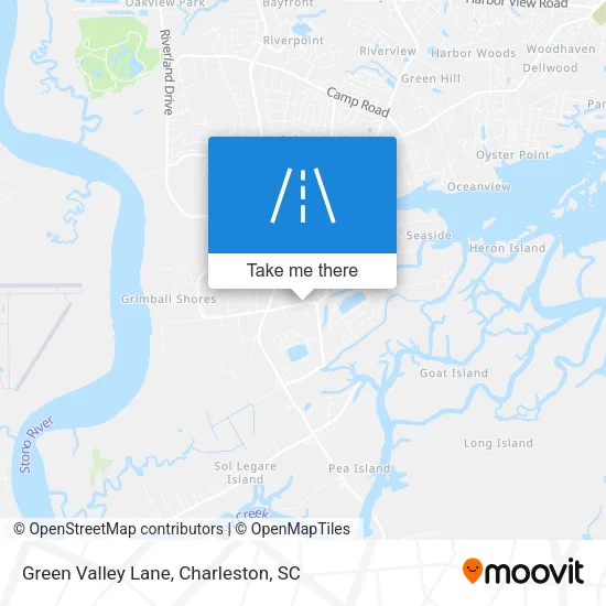 Mapa de Green Valley Lane