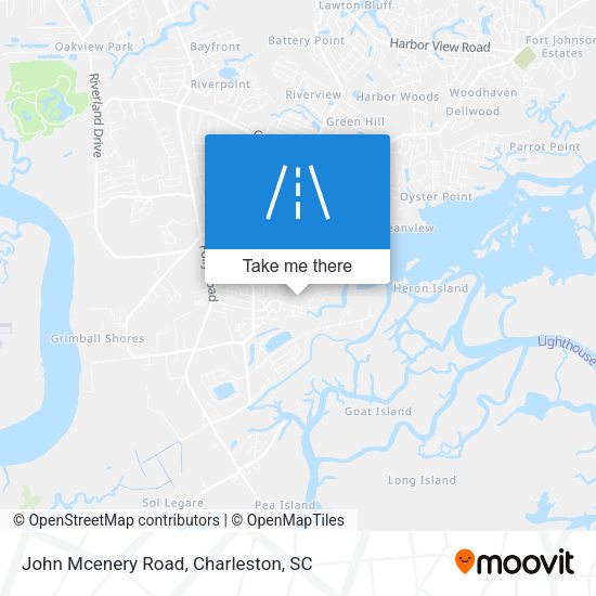 Mapa de John Mcenery Road