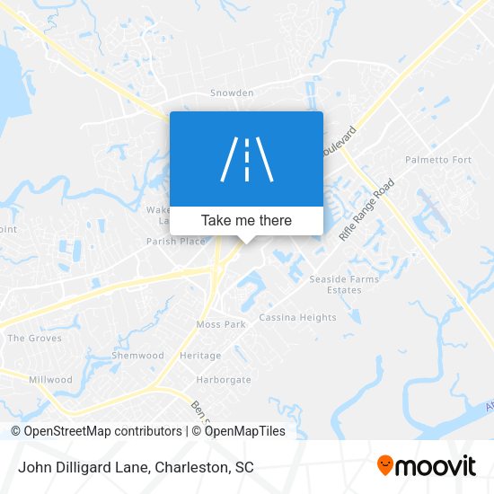 Mapa de John Dilligard Lane