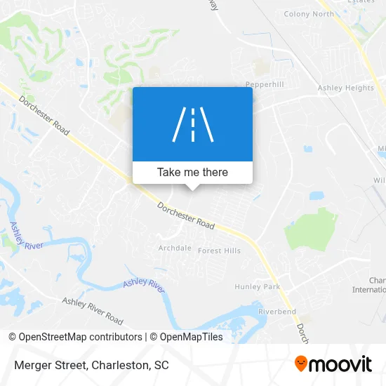 Merger Street map