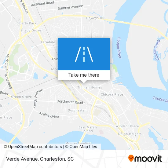 Mapa de Verde Avenue