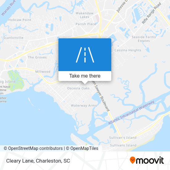 Mapa de Cleary Lane