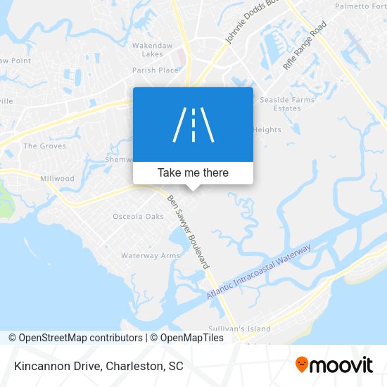 Mapa de Kincannon Drive