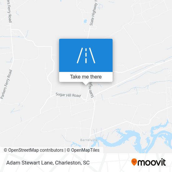 Adam Stewart Lane map