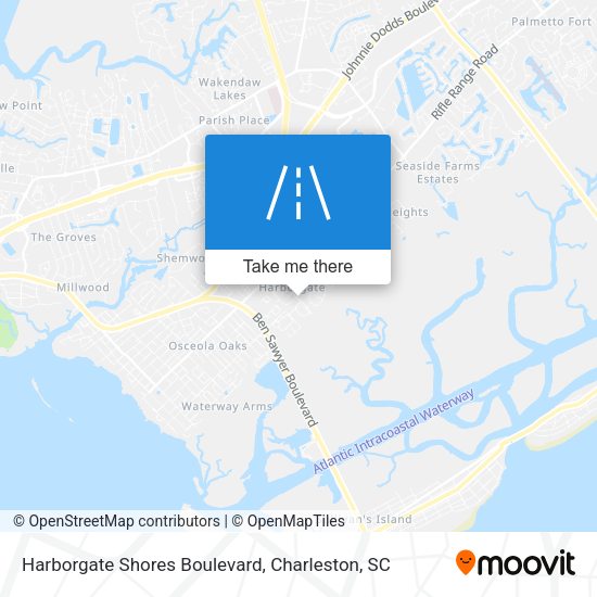 Mapa de Harborgate Shores Boulevard