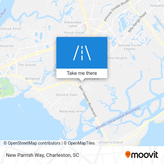 New Parrish Way map
